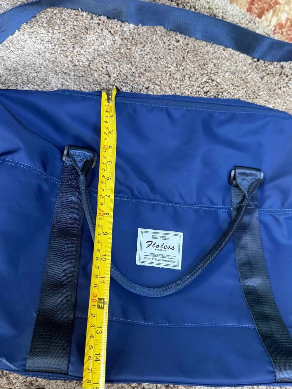 Sport Blue Men’s Duffel Travel/Gym Bag